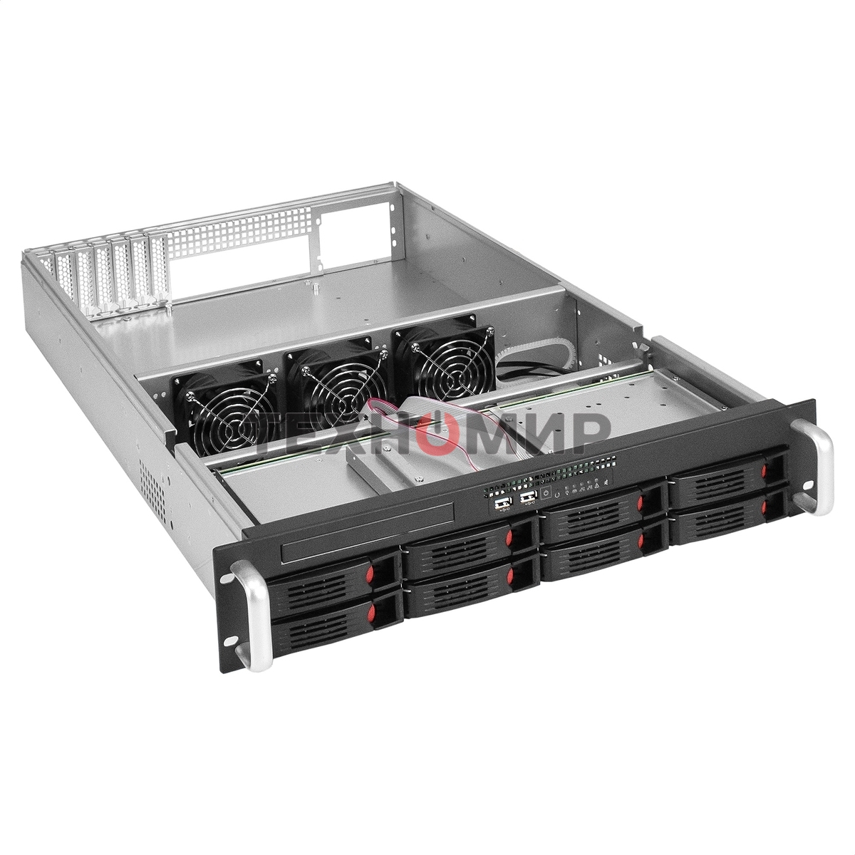 Серверный корпус ExeGate Pro 2U660-HS08 (RM 19
