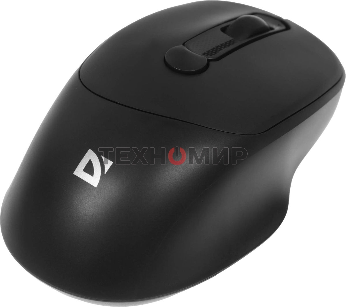 Мышь беспроводная Defender Feam MM-296 черный, 1600 dpi, радиоканал, USB, кнопки - 4