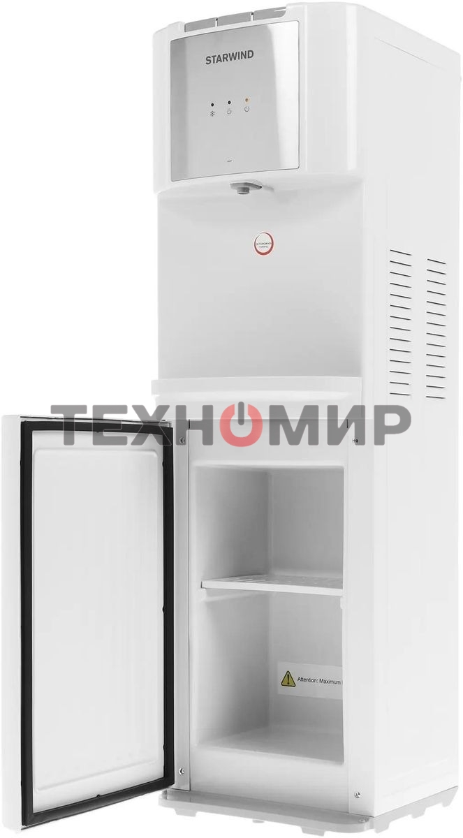 Кулер Starwind SW-1115EW напольный, электронный, белый