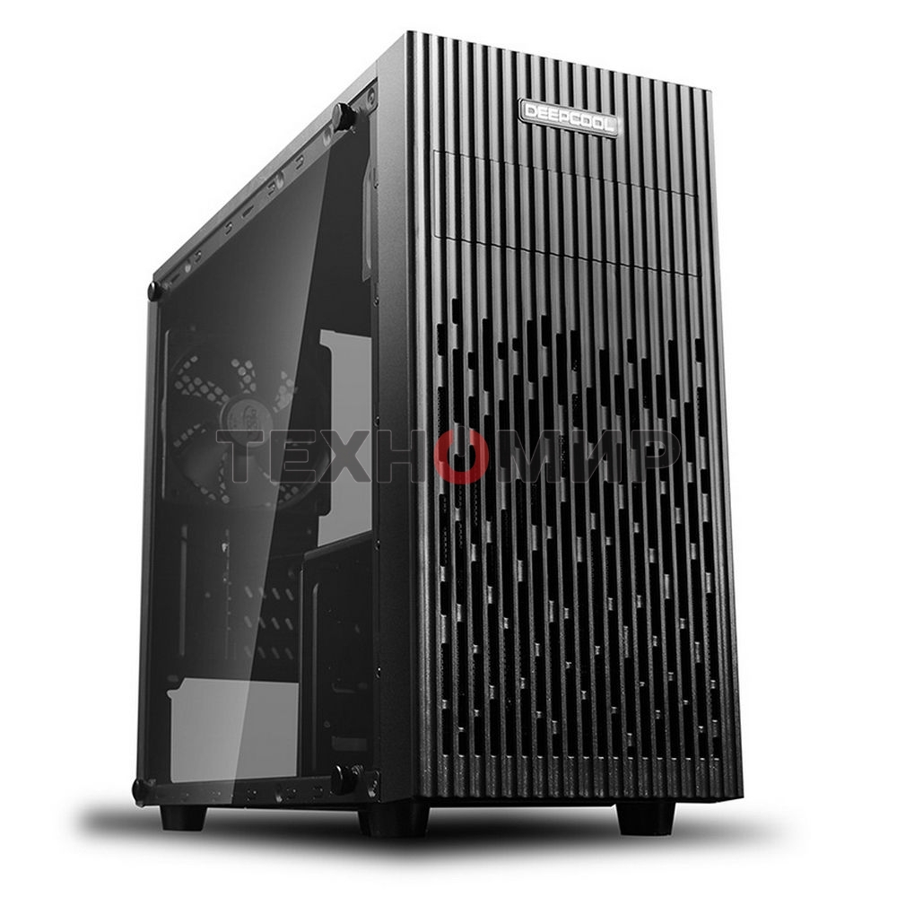 Компьютерный корпус Deepcool MATREXX 30 без БП, большое боковое окно, черный, MICRO ATX/MINI-ITX