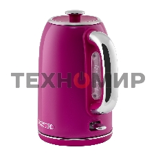 Чайник электрический Galaxy Line GL 0346, малиновый джем, металл, 2200 Вт, 1.7 л