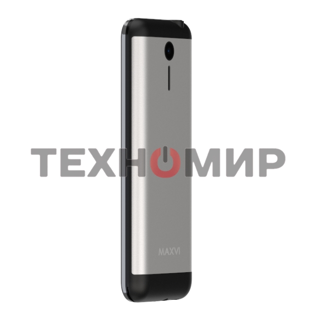 Мобильный телефон Maxvi X10i серебристый металлик