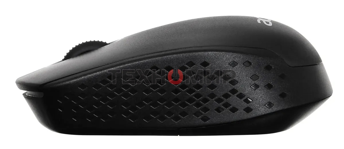 Мышь беспроводная Acer OMR020 черный, 1200 dpi, радиоканал, USB, кнопки - 3