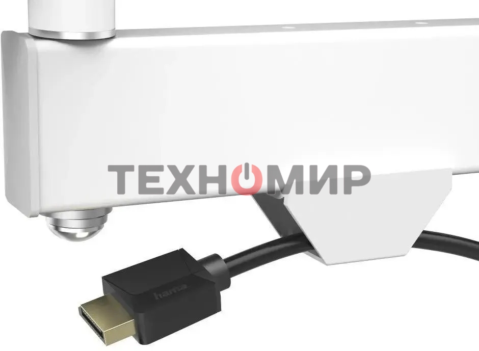 Кронштейн для телевизора Hama Fullmotion черный/белый 19