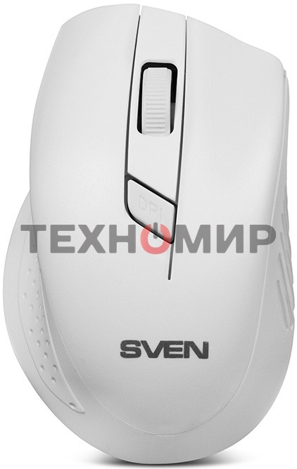Мышь беспроводная SVEN RX-325 белый, 1000 dpi, радиоканал, USB, кнопки - 4