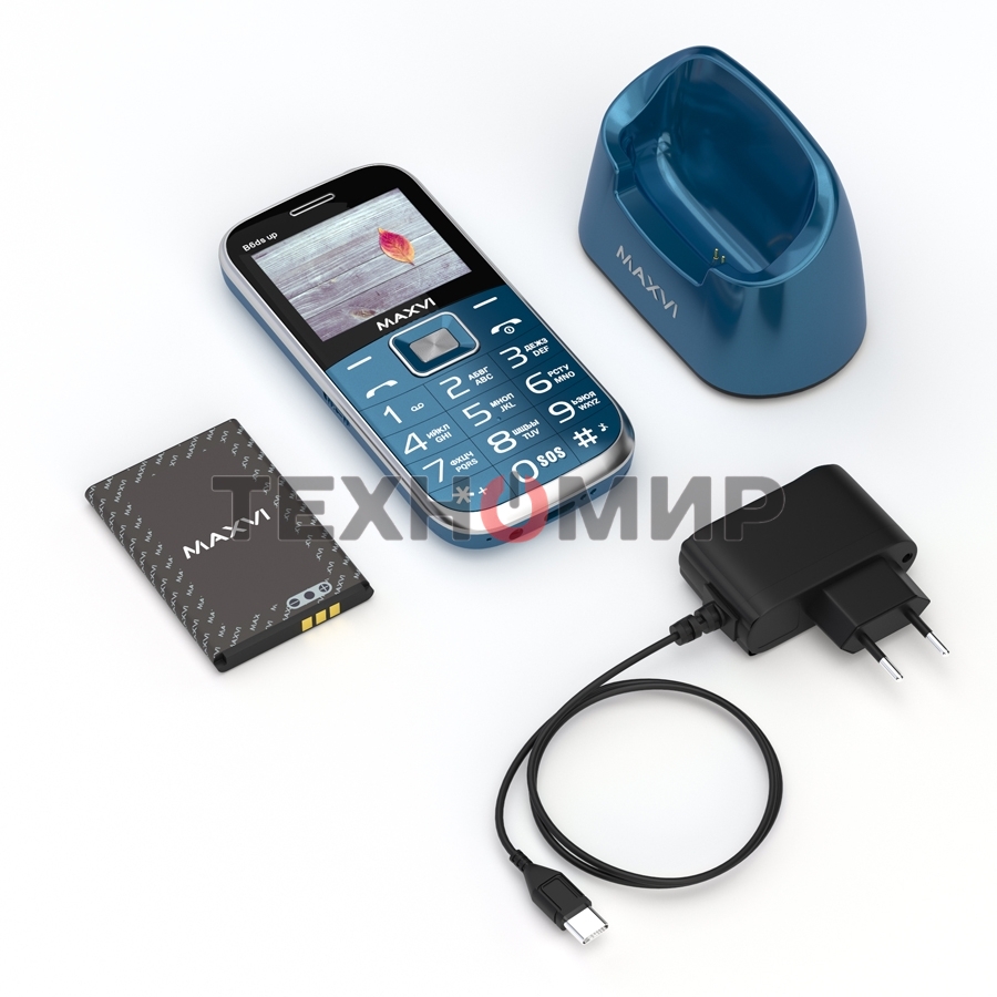 Мобильный телефон Maxvi B6ds up маренго