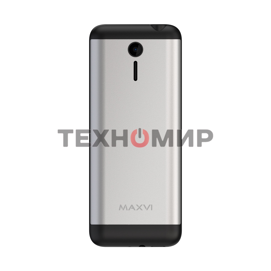 Мобильный телефон Maxvi X10i серебристый металлик