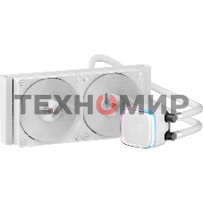 Система жидкостного охлаждения Ocypus Iota L24 WH ARGb белый 120мм алюминий+медь 2000rpm 29db 4-pin 280W