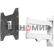 Кронштейн для телевизора Hama Fullmotion черный/белый 19