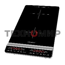 Плитка электрическая индукционного типа с двумя конфорками ENDEVER Skyline IP-67, черный, мощность 1800 Вт+1300 Вт, диаметр посуды 12-26 см, 2 шт/уп
