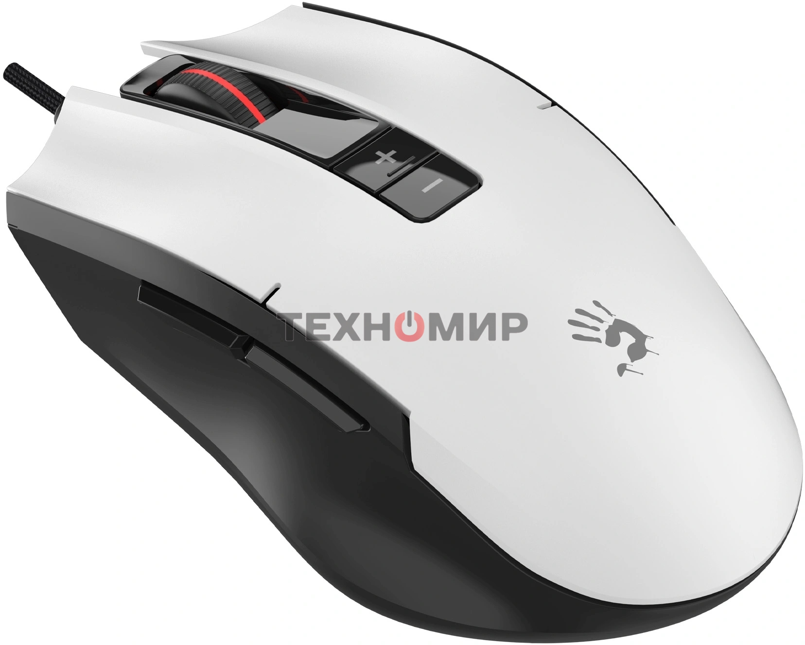 Мышь проводная A4Tech Bloody ES8 белый, 6000 dpi, USB, кнопки - 7
