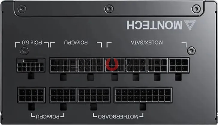 Блок питания Montech ATX 1200W TITAN GOLD Gen.5, 1200 Вт, 80 PLUS GOLD, 135 мм, модульный, черный