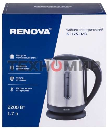 Чайник электрический Renova KT17S-02B