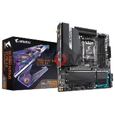 Материнская плата Gigabyte B650M AORUS ELITE AX, AM5, AMD B650, 4xDDR5, 4xSATA, 2xM.2, 1xPCI-E 5.0 x4, 1xPCI-E 4.0 x16, 1xHDMI, 1xDP, 1x 2.5Gb LAN, 4xUSB-A 2.0, 5xUSB-A 3.2 Gen 1, 2xUSB-A 3.2 Gen 2, 1xUSB-C 3.2 Gen 2, 2x3.5 мм, 7.1, Micro-ATX