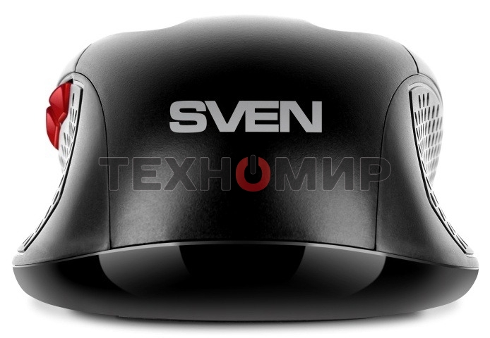 Мышь беспроводная SVEN RX-450W черный, 3200 dpi, радиоканал, USB, кнопки - 6