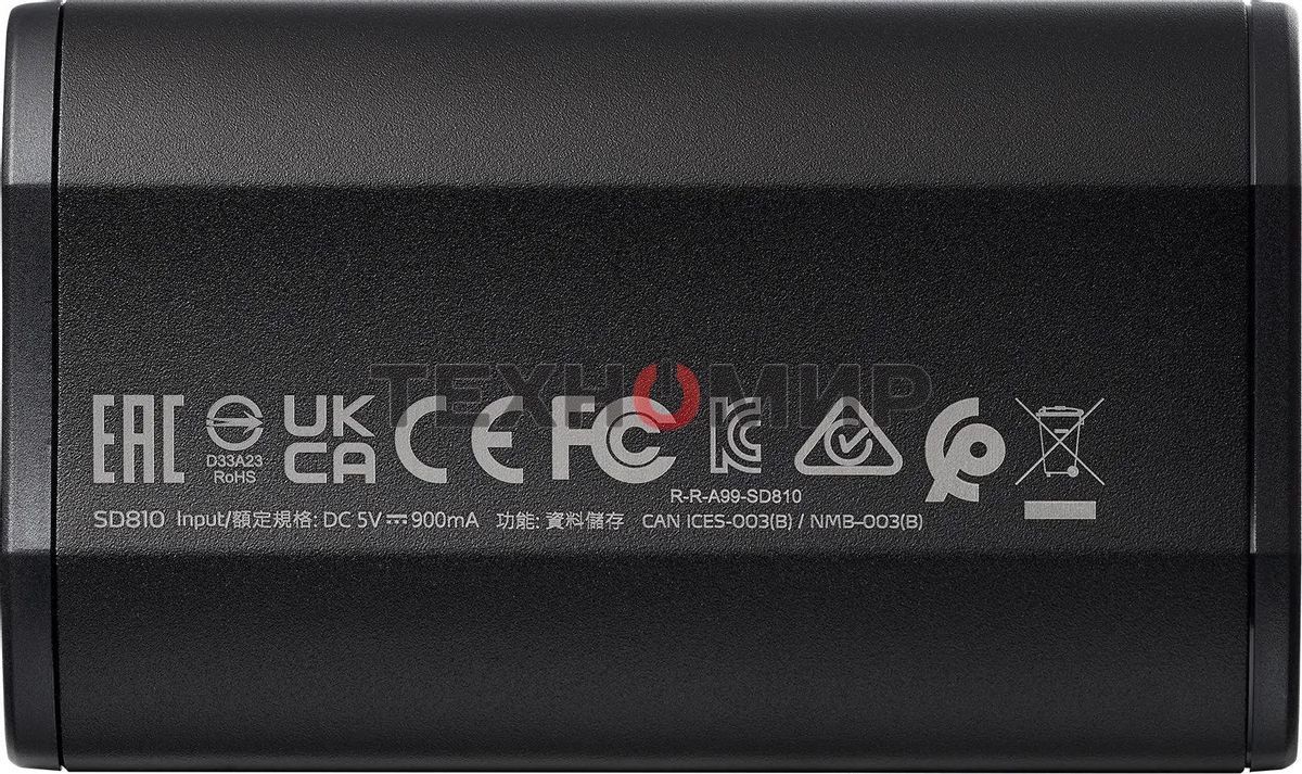 Внешний SSD ADATA SD810, 2TB, USB 3.2 Gen 2x2 Type-C, R/W 2000/2000, черный