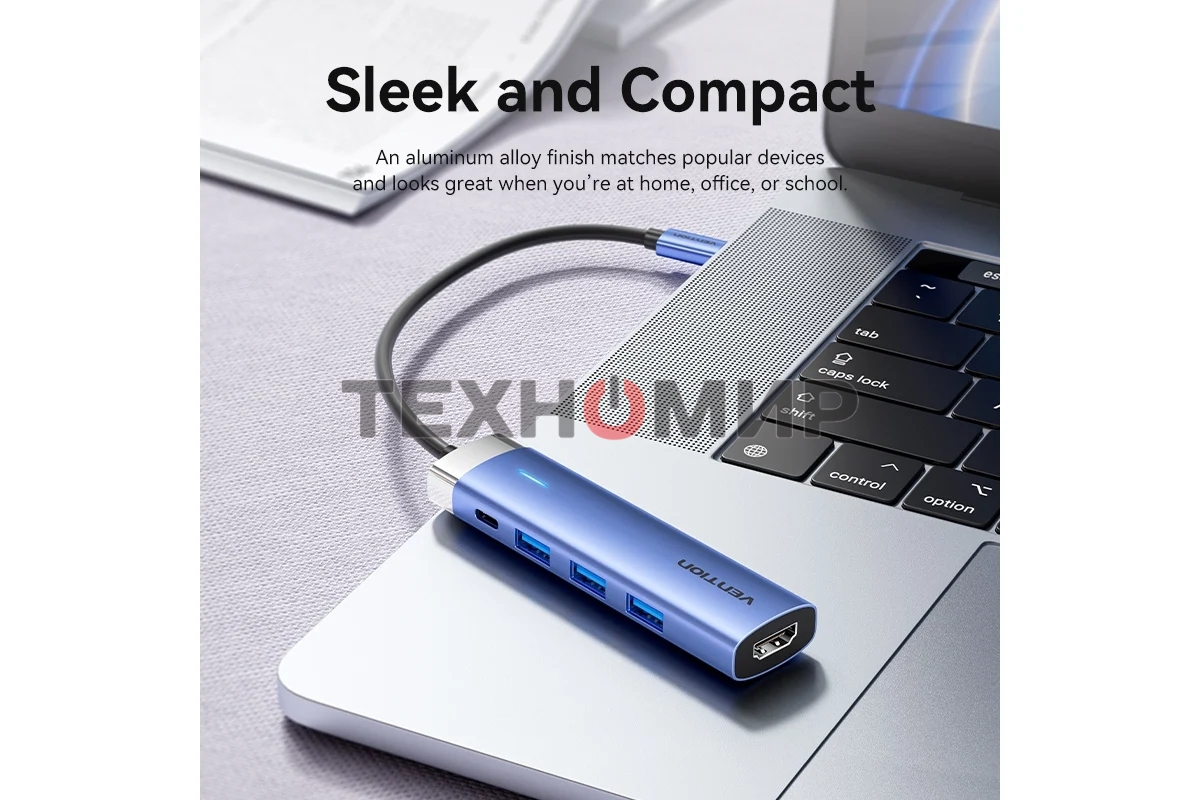 Мультифункциональный хаб Vention USB Type C 5 в 1