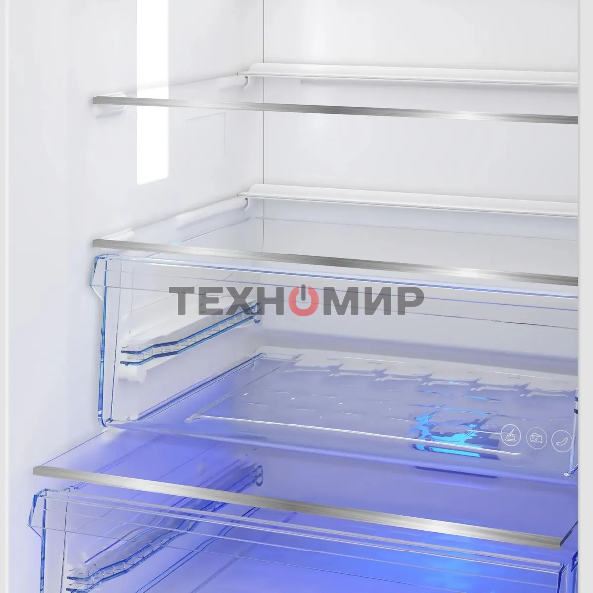 Холодильник Beko B3RCNK402HW белый двухкамерный 257/100л морозилка снизу