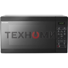 Микроволновая печь Sharp R-2800RK черный, 20 л, 800 Вт, переключатели - сенсор