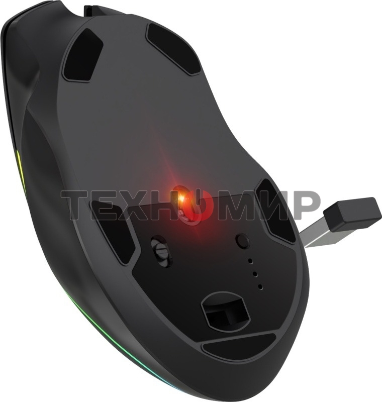 Мышь беспроводная/проводная Defender Immortal GM-421 черный, 10000 dpi, радиоканал, Bluetooth, USB, кнопки - 9