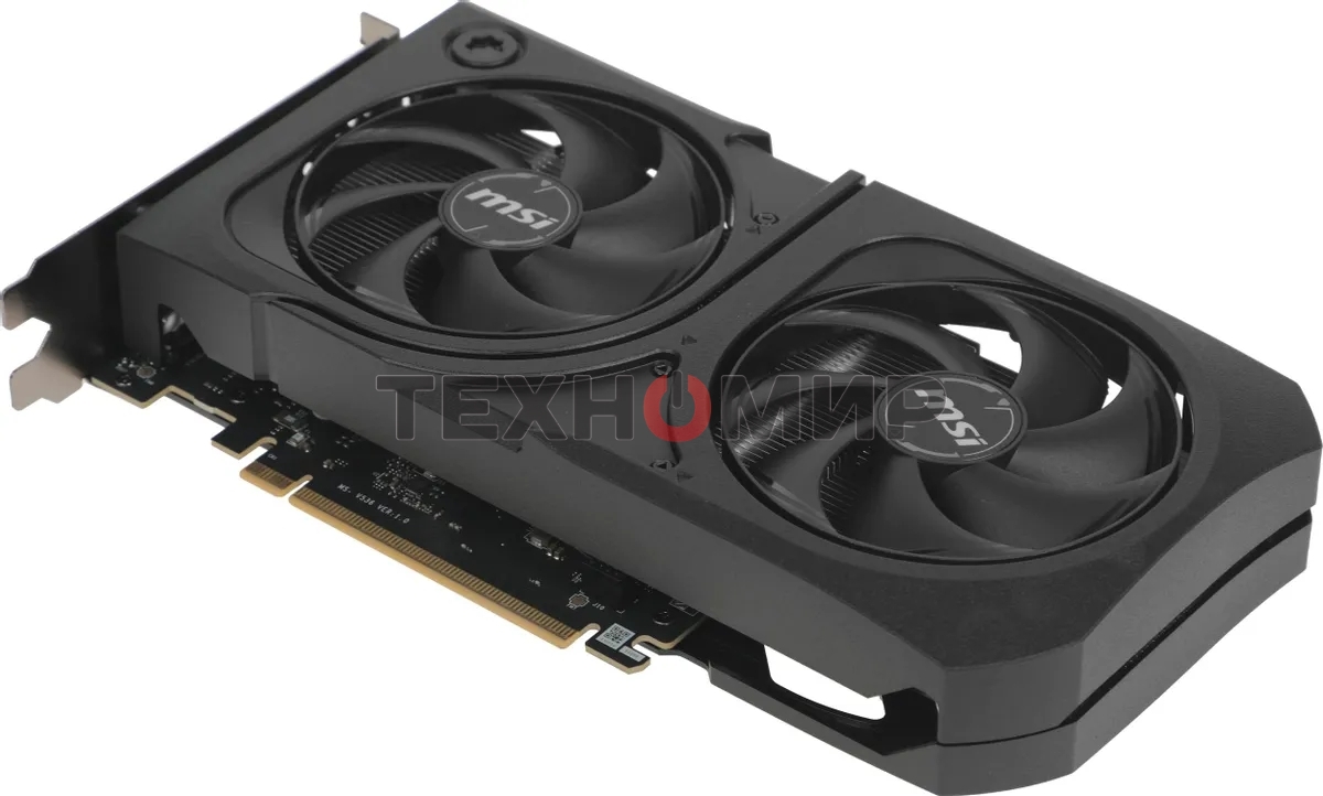 Видеокарта MSI RTX 5060 Ti 8G SHADOW 2X PLUS, NVIDIA RTX 5060 Ti, 8 ГБ GDDR7, 128 бит, PCI-e 5.0, 1xHDMI, 3xDP, 2587 МГц