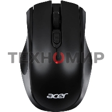 Мышь беспроводная Acer OMR030 черный, 1600 dpi, радиоканал, USB, кнопки - 4