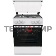 Плита газовая Gorenje GG6A11WF белый, конфорок 4 газовых, духовка 72 л, 60 см x 85 см x 60 см