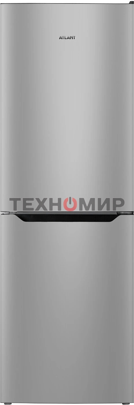 Холодильник Atlant ХМ 6619-189 серебристый двухкамерный 205/119л морозилка снизу