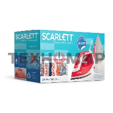 Утюг Scarlett SC-SI30P15 красный, 2000 Вт
