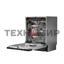 Встраиваемая посудомоечная машина Kuppersberg GHL 6030, High-Tech, 60 см, 16 комплектов, 8 программ, 3 корзины, лифт-механизм, конденсационная сушка, луч на полу, полная защита от протечек, индикатор отсутствия соли и ополаскивателя, отображение времени м