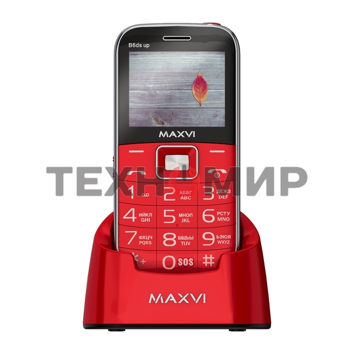 Мобильный телефон Maxvi B6ds up красный