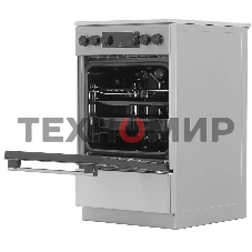 Плита электрическая Gorenje GEC5C40XAOT серебристый, конфорок 4 шт, духовка 70 л, 50 см x 85 см x 59.4 см