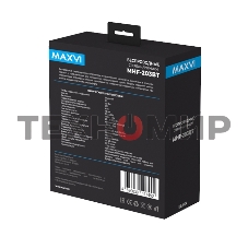 Беспроводные полноразмерные наушники Maxvi MHF-203BT черные, Bluetooth 5.3\FM\MP3\300 мАч\микрофон