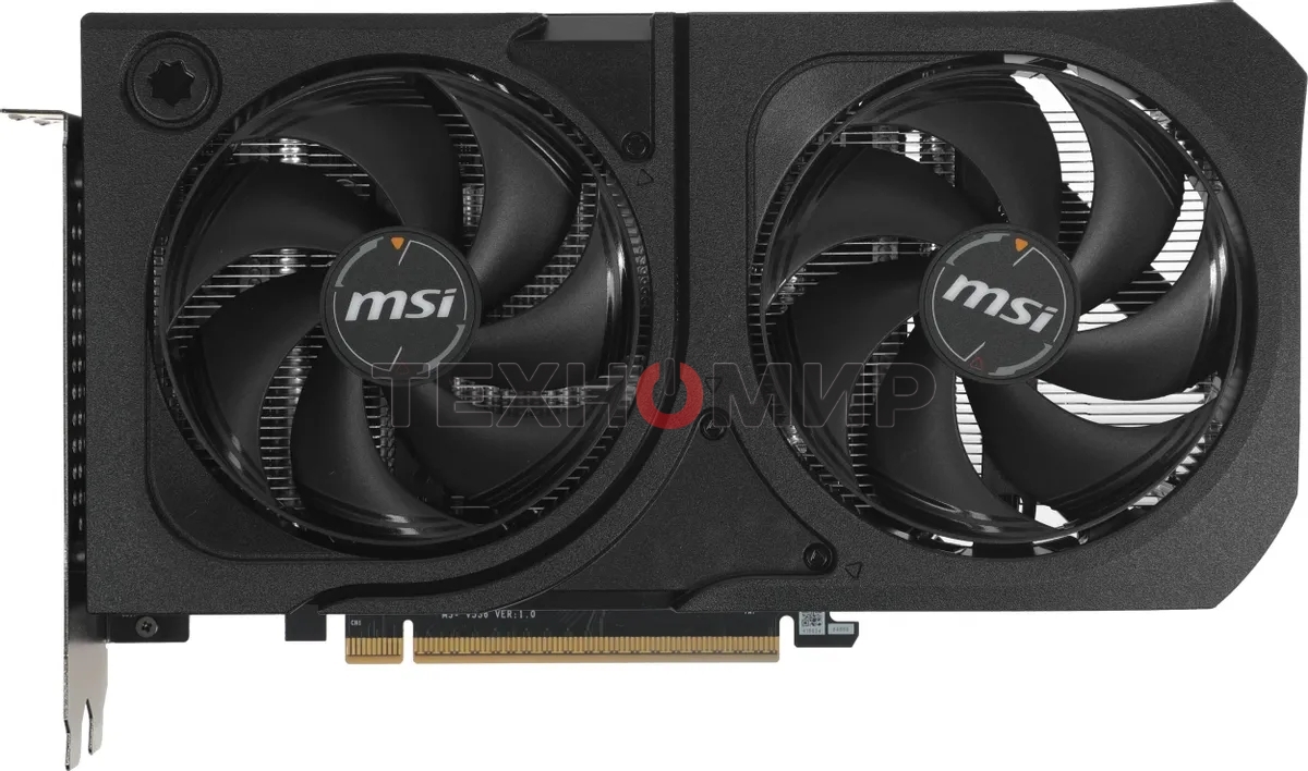 Видеокарта MSI RTX 5060 Ti 8G SHADOW 2X PLUS, NVIDIA RTX 5060 Ti, 8 ГБ GDDR7, 128 бит, PCI-e 5.0, 1xHDMI, 3xDP, 2587 МГц