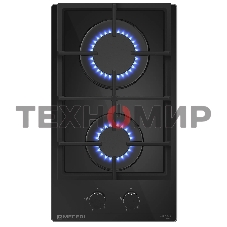 Варочная панель газовая Meferi MGH302BK GLASS LIGHT