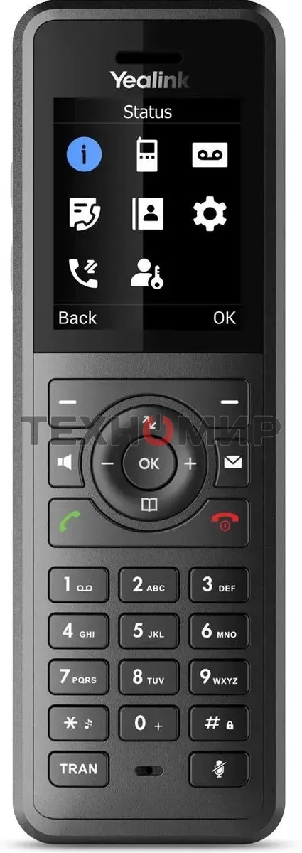 Телефон SIP Yealink W77P черный