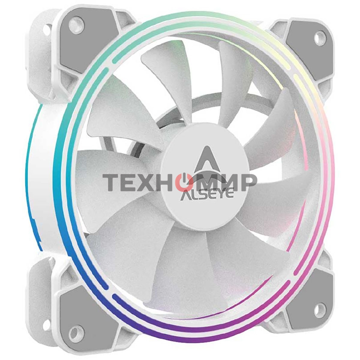 Вентилятор для корпуса Alseye Halo 4.0-W kit (3шт.) белый, 120 мм, 1300 об/мин, 24.8 дБ, 4 pin