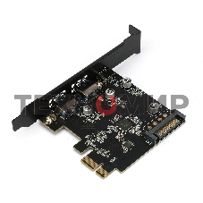 Контроллер USB 3.1 Gembird SPCR-03 в разъем PCI-e, 2xUSB-A + 1xType-C