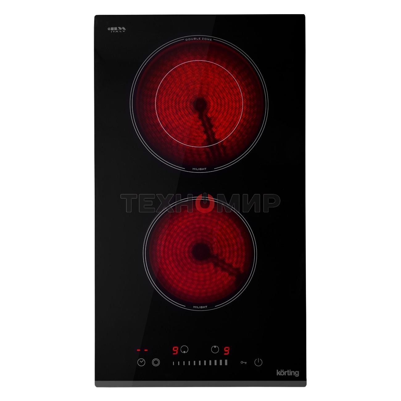 Электрическая варочная панель Korting HK 32024 B черный
