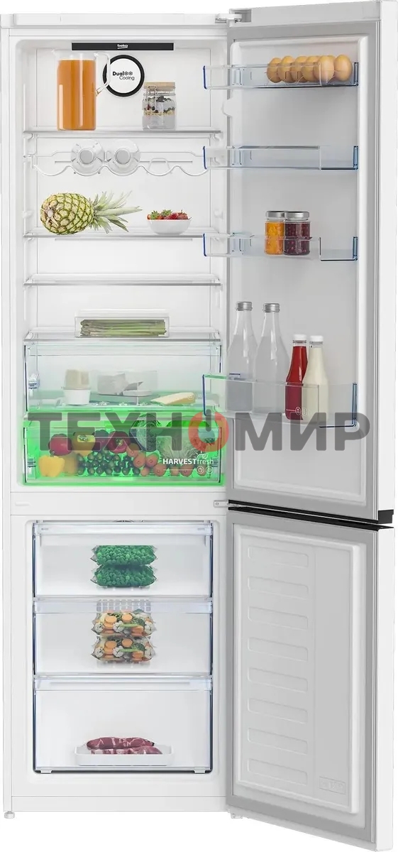 Холодильник Beko B3RCNK402HW белый двухкамерный 257/100л морозилка снизу