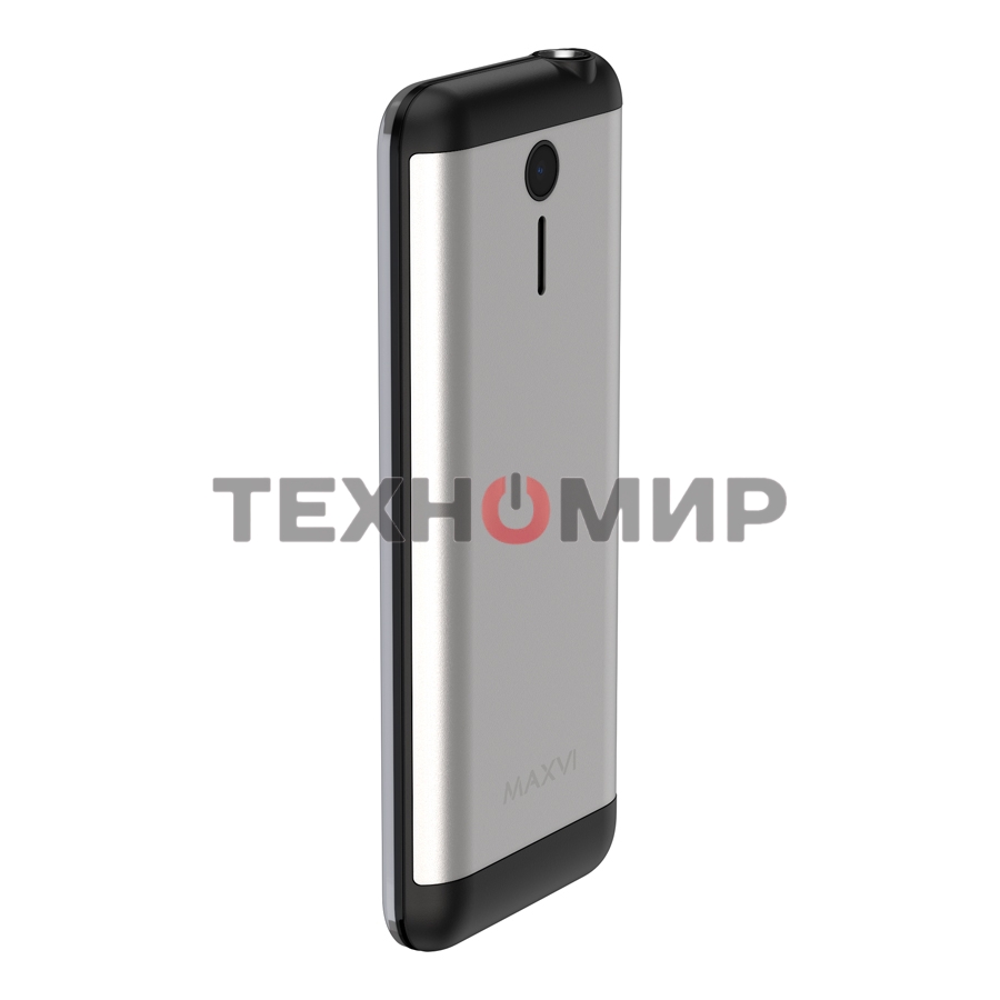 Мобильный телефон Maxvi X10i серебристый металлик