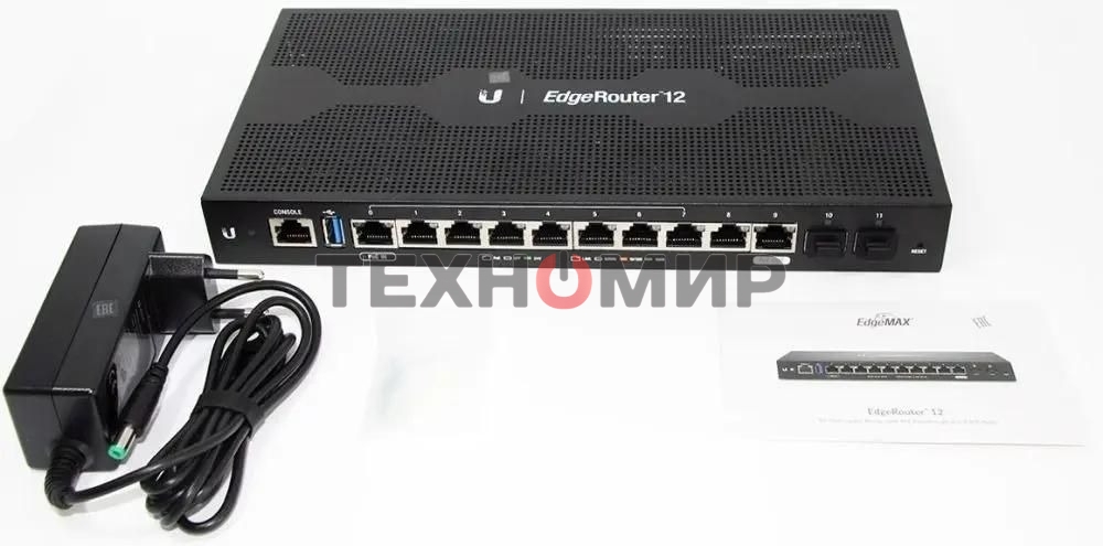Маршрутизатор Ubiquiti ER-12-EU черный