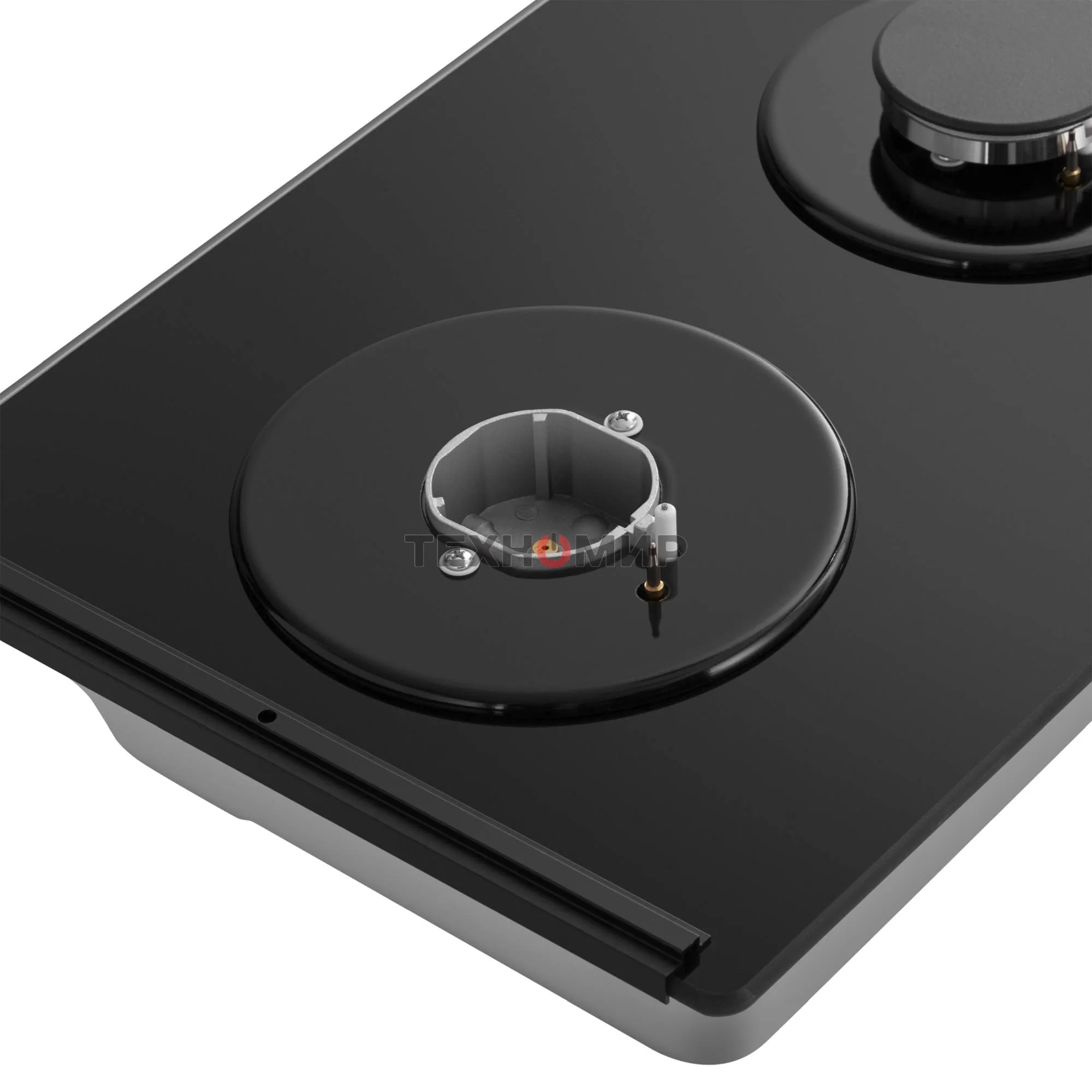 Варочная панель газовая Meferi MGH302BK GLASS LIGHT