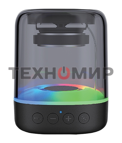 Акустическая система QUMO Plasma mini ВТ 0081 3 ВТ объемное звучание RGb