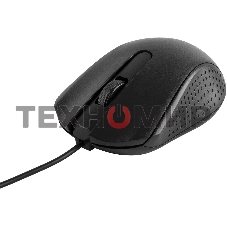 Мышь проводная CBR CM 123 черный, 1000 dpi, USB, кнопки - 3