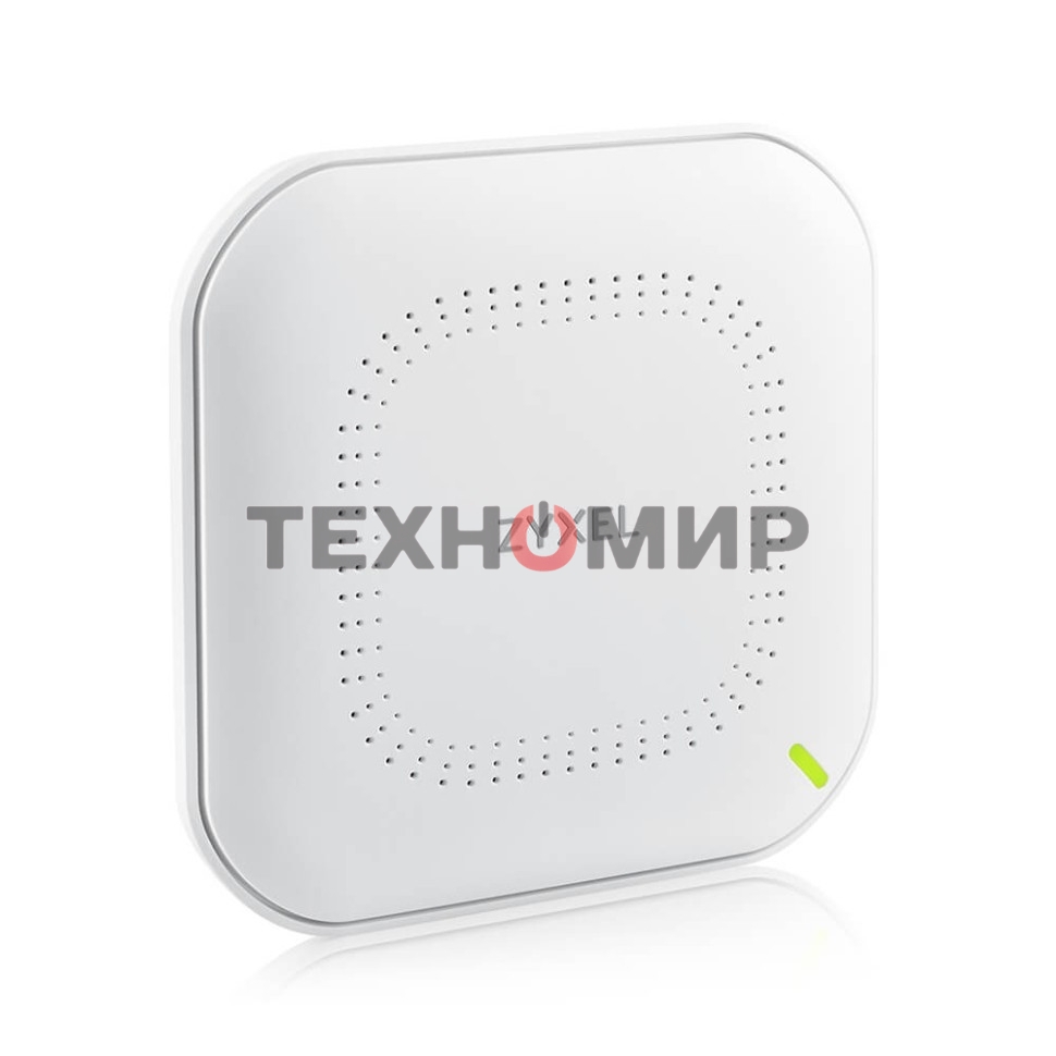 Точка доступа Zyxel NebulaFlex NWA50AX PRO, WiFi 6, 802.11a/b/g/n/ac/ax (2,4 и 5 ГГц), MU-MIMO, антенны 3x3, до 575+2400 Мбит/с, 1xLAN 2.5GE, PoE, без поддержки Captive portal и WPA-Enterprise, защита от 4G/5G, БП в комплекте
