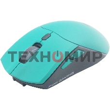 Мышь беспроводная/проводная Raskat MG009WR зеленый, 5000 dpi, радиоканал, USB, кнопки - 7