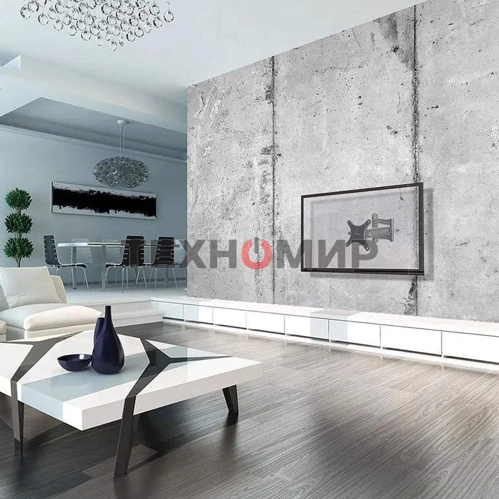 Кронштейн для телевизора Kromax TECHNO-1 темно-серый, 10