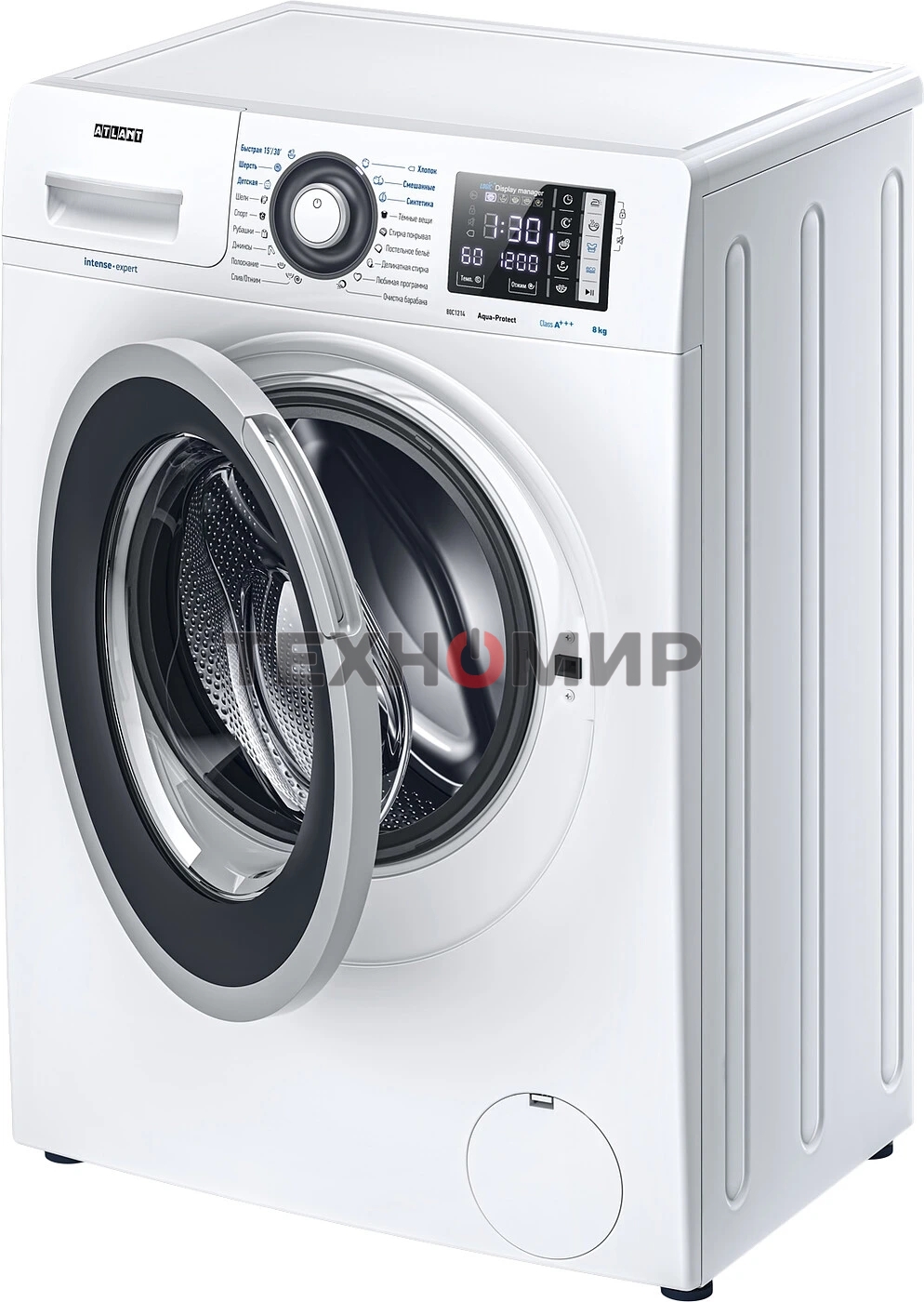 Стиральная машина Atlant 80С1214-С-01 белый, загрузка фронтальная 8 кг, 1200 об/мин, класс: А+++