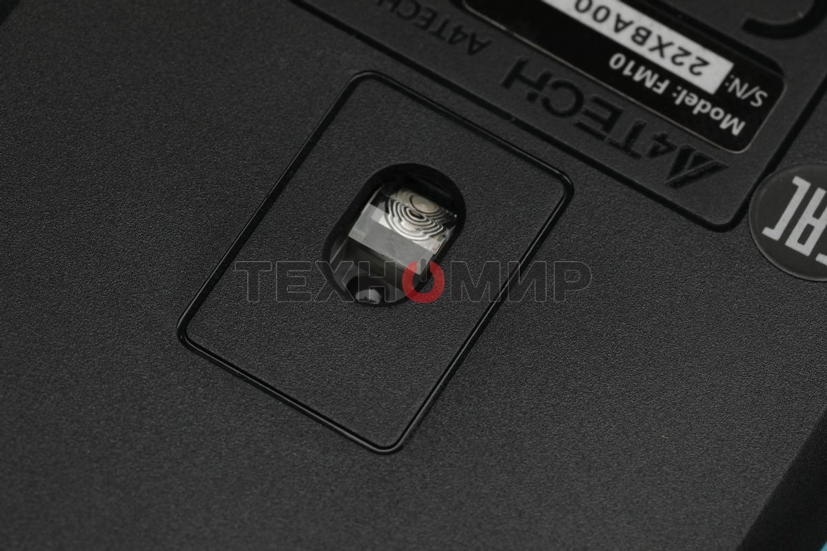 Мышь проводная A4Tech Fstyler FM10 черный/синий, 1600 dpi, USB, кнопки - 4